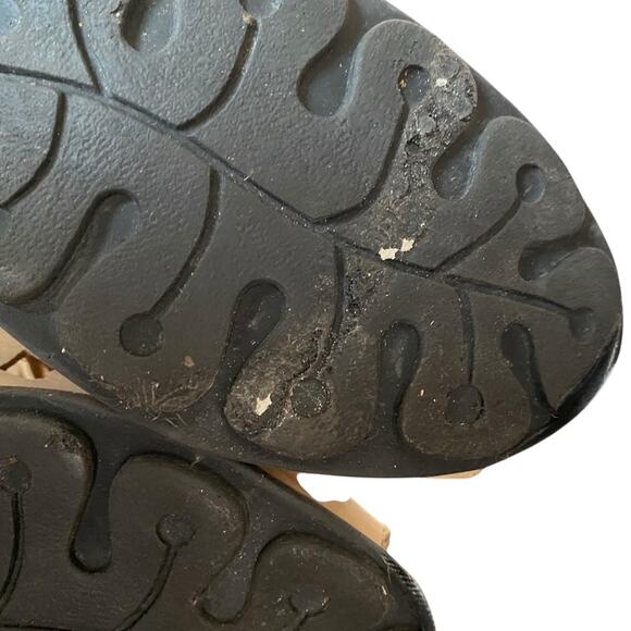 Arche Drick Natural Tan Leather Sandals size 38 size US 8 Perforations - Picture 12 of 13